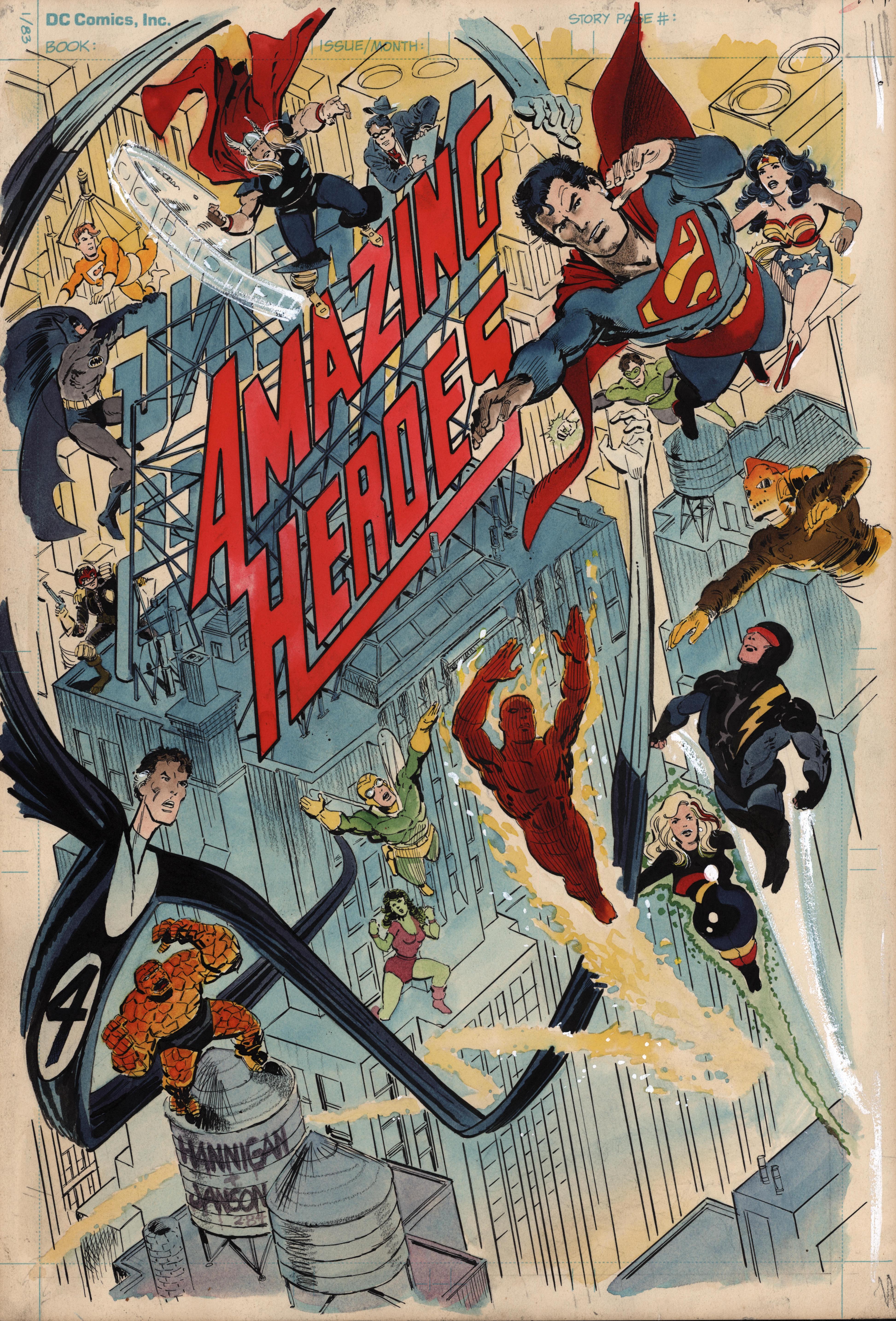 Amazing Heroes #45 Couverture - La French Collection